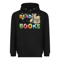 Black read more books Heavyweight Hoodie - MaliasSmallBusiness