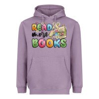 Lavender read more books Heavyweight Hoodie - MaliasSmallBusiness