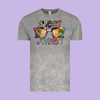 Sweet Summer Vintage Tee Designed By Sublimationcraftshop