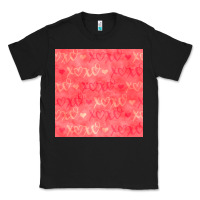 Black valentines day xoxo seamless pattern Classic Tee - BundleAndBundleShop