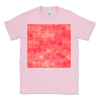 Bubblegum Pink valentines day xoxo seamless pattern Classic Tee - BundleAndBundleShop