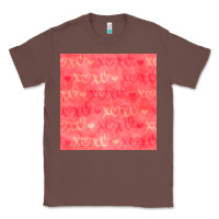Chestnut valentines day xoxo seamless pattern Classic Tee - BundleAndBundleShop