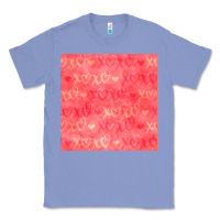 Colony Blue valentines day xoxo seamless pattern Classic Tee - BundleAndBundleShop