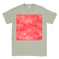 Matcha valentines day xoxo seamless pattern Classic Tee - BundleAndBundleShop