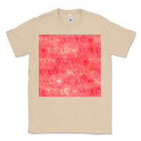 Mushroom valentines day xoxo seamless pattern Classic Tee - BundleAndBundleShop