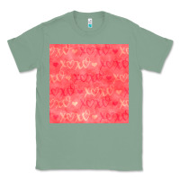 Sage valentines day xoxo seamless pattern Classic Tee - BundleAndBundleShop