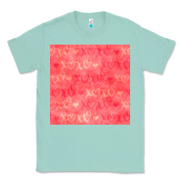 Seafoam valentines day xoxo seamless pattern Classic Tee - BundleAndBundleShop