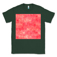 Sports Green valentines day xoxo seamless pattern Classic Tee - BundleAndBundleShop