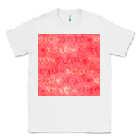 White valentines day xoxo seamless pattern Classic Tee - BundleAndBundleShop