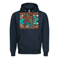 Navy hearts mama Zipper Hoodie - Artiststas