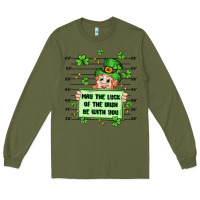 May The Luck Of The Irish Be With You Long Sleeve Tee | Teevron