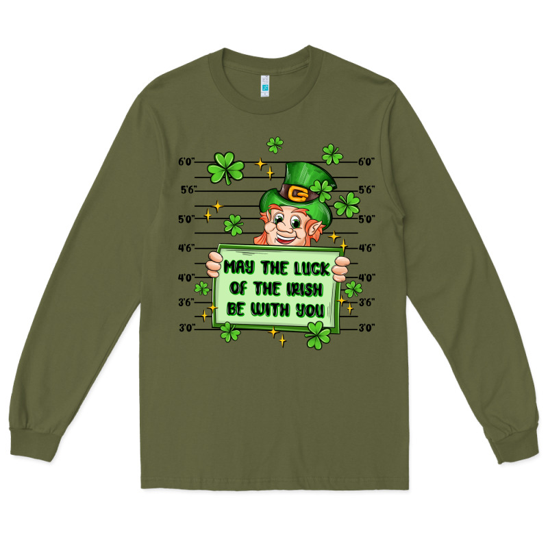May The Luck Of The Irish Be With You Long Sleeve Tee by Artiststas | Teevron