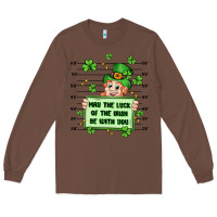 Chestnut may the luck of the irish be with you Long Sleeve Tee - Artiststas