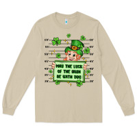 Mushroom may the luck of the irish be with you Long Sleeve Tee - Artiststas