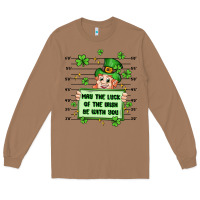 Toasted Coconut may the luck of the irish be with you Long Sleeve Tee - Artiststas