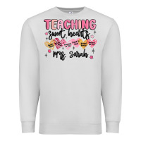 Dove Grey teaching sweet hearts Premium Sweatshirt - MaliasSmallBusiness