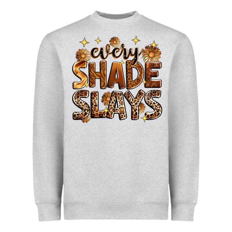 Every Shade Slays Heavyweight Sweatshirt by Zillion Design Studio | Teevron