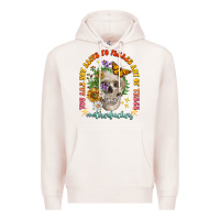 Pale Pink not alive to please Premium Hoodie - LillyAllenDesigns