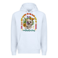 White not alive to please Premium Hoodie - LillyAllenDesigns