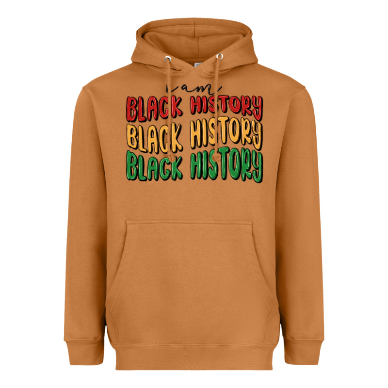 I Am Black History Heavyweight Hoodie by MaliasSmallBusiness | Teevron