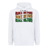 White i am black history Heavyweight Hoodie - MaliasSmallBusiness