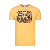 Vintage Mustard merry christmas Vintage Tee - CowhideDigitalArt