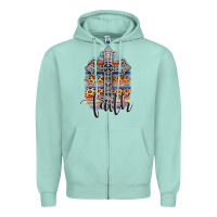 Seafoam western faith Zipper Hoodie - AdoDesignShop