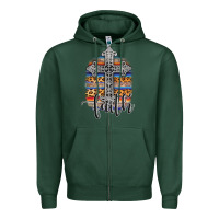 Sports Green western faith Zipper Hoodie - AdoDesignShop