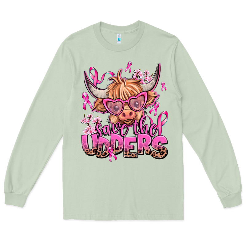 Save The Udders Long Sleeve Tee by AdoDesignShop | Teevron