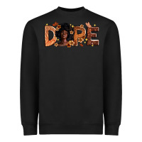 Black dope melanin Heavyweight Sweatshirt - Zillion Design Studio