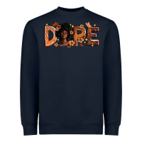 Navy dope melanin Heavyweight Sweatshirt - Zillion Design Studio