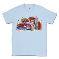 Dusty Blue book tropes Classic Tee - Artiststas