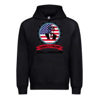 Black DONALD TRUMP 2016 WE SHALL OVERCOMB Urban Hoodie - Bettercallsaul