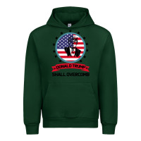 Forest Green DONALD TRUMP 2016 WE SHALL OVERCOMB Urban Hoodie - Bettercallsaul