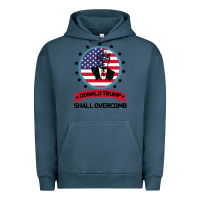Pigment Midnight Navy DONALD TRUMP 2016 WE SHALL OVERCOMB Urban Hoodie - Bettercallsaul