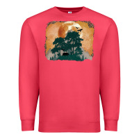 Cardinal wilderness leopard Premium Sweatshirt - MaliasSmallBusiness