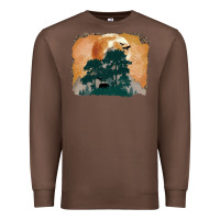 Chestnut wilderness leopard Premium Sweatshirt - MaliasSmallBusiness