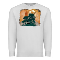 Dove Grey wilderness leopard Premium Sweatshirt - MaliasSmallBusiness