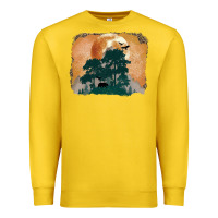Lemon wilderness leopard Premium Sweatshirt - MaliasSmallBusiness