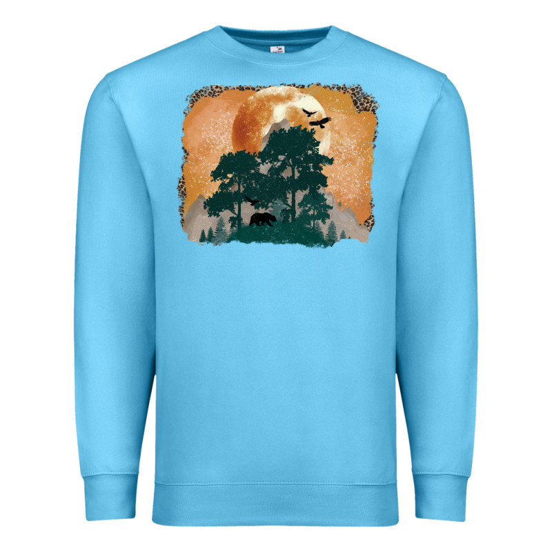 Wilderness Leopard Premium Sweatshirt by MaliasSmallBusiness | Teevron