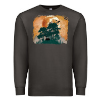 Smoke wilderness leopard Premium Sweatshirt - MaliasSmallBusiness