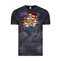 Cloud Black Red white boozy 4th of july Vintage Tee - CowGirlArtShop