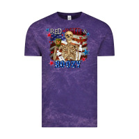Cloud Purple Red white boozy 4th of july Vintage Tee - CowGirlArtShop