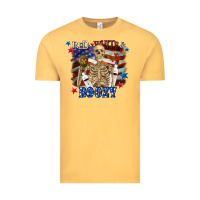 Vintage Mustard Red white boozy 4th of july Vintage Tee - CowGirlArtShop