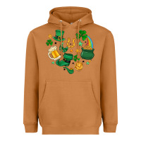 Meerkat st. patrick heart doodle Heavyweight Hoodie - MaliasSmallBusiness
