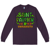 Plum saint patrick university Long Sleeve Tee - Artiststas