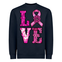 Navy cancer love Heavyweight Sweatshirt - RanaPortraitStore