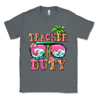 Charcoal Heather teacher off duty Classic Tee - AdoDesignShop
