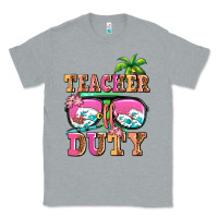 Heather Grey teacher off duty Classic Tee - AdoDesignShop