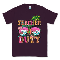 Plum teacher off duty Classic Tee - AdoDesignShop